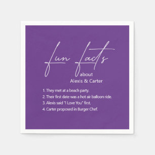 Serviette En Papier Mariage Fun Fun Facts Sur Violet