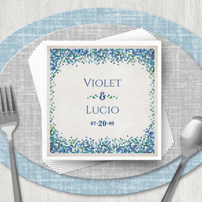 Serviette En Papier Mariage Geek de jeu vidéo (Créateur téléchargé)