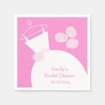 Mariage Gown rose nuptiale douche 'Texte'