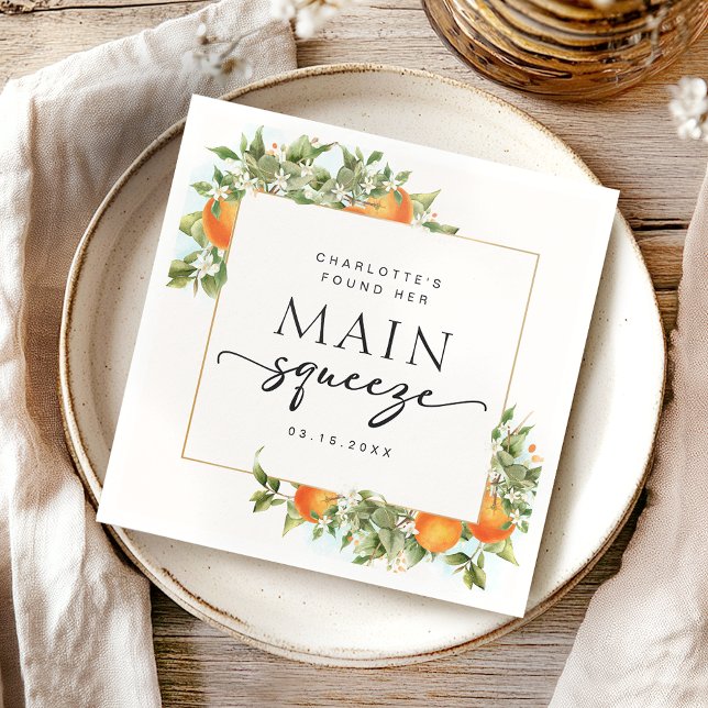 Serviette En Papier Mariage Main Squeeze (Créateur téléchargé)