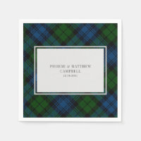Mariage Militaire du Clan Campbell Plaid Tartan Sh