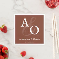 Mariage Monogramme minimaliste italien Sunset Oran