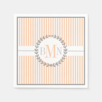 Mariage motif rayé blanc