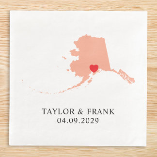 Serviette En Papier Mariage Péché Alaska