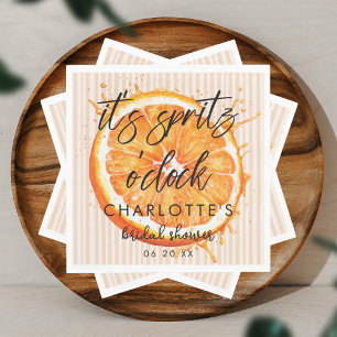 Serviette En Papier Mariage Personnalisé Amour au Premier Spritz 