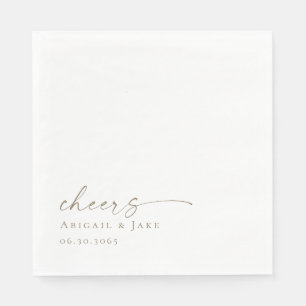 Serviette En Papier Mariage personnalisé, table de déjeuner