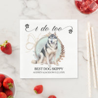 Mariage Photo de Chien Husky Sibérien Moi Aussi