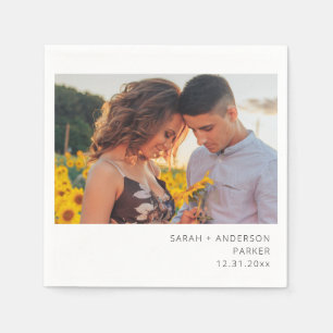 Serviette En Papier Mariage photo instantané ou Partie V2