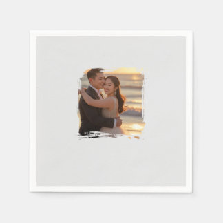 Serviette En Papier Mariage Photo Napkin