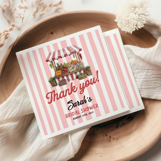 Serviette En Papier Mariage Récent Fraîchement Récolté  (Créateur téléchargé)