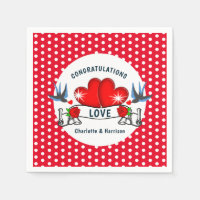Mariage Retro Rockabilly Hearts