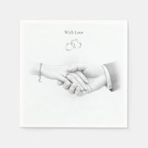 Mariage Romantique Minimaliste Main dans la Main