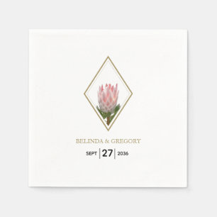Serviette En Papier Mariage Russe King Protea
