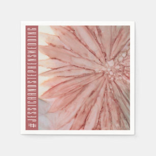 Serviette En Papier Mariage Standard Napkin Lovely Pinks et Lavenders