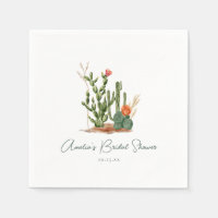 Mariage Sud-Ouest Désert Cactus Personnalisé