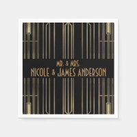 Mariage sur mesure Art déco Gatsby des années 20 n