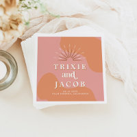 MARIAGE Trixie Rétro Années 70 Rose et Orange Groo