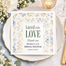 Mariage Vintage Floral Dusty Blue Broderie Mariée