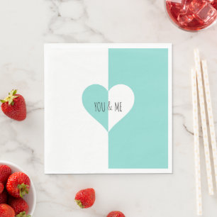 Serviette En Papier Mariée et salle de jeu Vous et moi Mariage Suite P