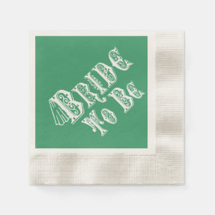Serviette En Papier Mariée Pour Être Avec Voile, Type Blanc Fancy
