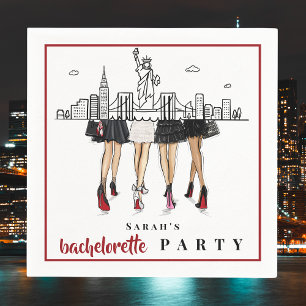 Serviette En Papier Mariée sur mesure New York City Skyline Mode