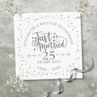 Mariés depuis 25 ans d'anniversaire de mariage