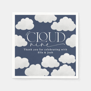 Serviette En Papier Marine bleu nuage neuf douche moderne design