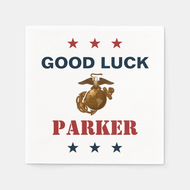 Serviette En Papier Marine des États-Unis | Marine Corps Seal 1 (Devant)