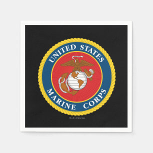 Serviette En Papier Marine des États-Unis   Marine Corps Seal 1