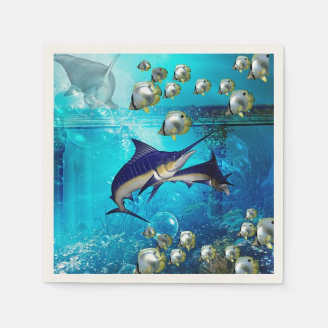 Serviette En Papier Marlin (Devant)