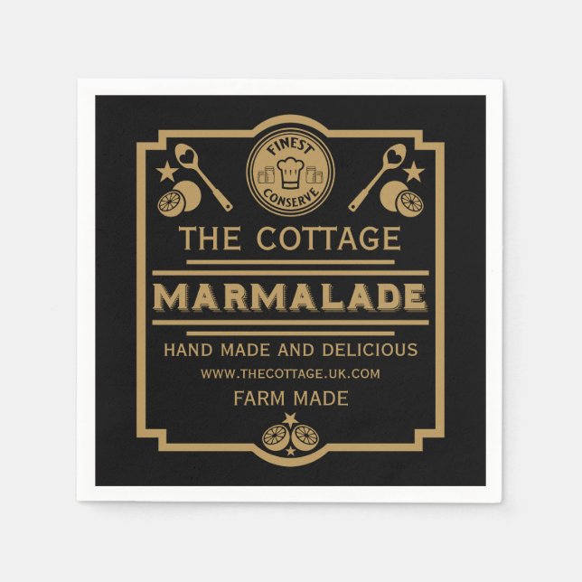 Serviette En Papier Marmalade Conserve Maker (Devant)