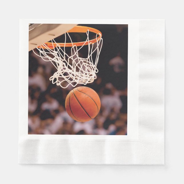 Serviette En Papier Marquage au basket (Devant)
