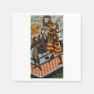 Serviette En Papier Martyre de Saint Thomas de Canterbury