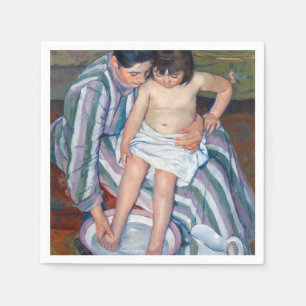 Serviette En Papier Mary Cassatt - Le bain de l'enfant / Le bain