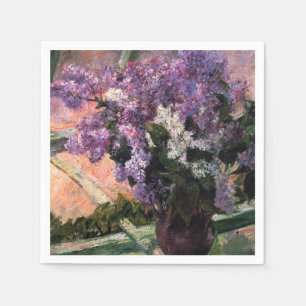Serviette En Papier Mary Cassatt - Lilacs dans une fenêtre