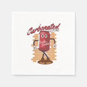 Serviette En Papier Mascot Boire Cola