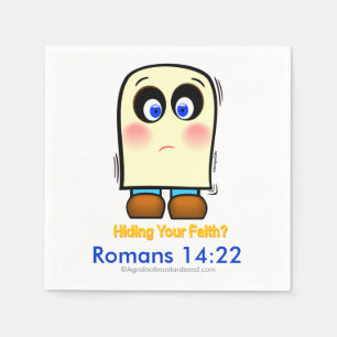 Serviette En Papier Masquage de la foi