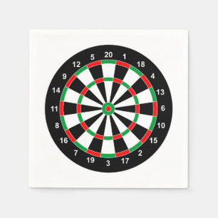 Serviette En Papier Master Darts Board Basique Round Target Classic je