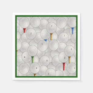Serviette En Papier Mat Sleep Golf
