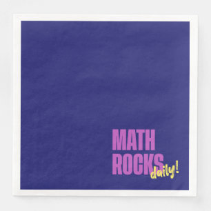 Serviette En Papier Math Rocks Daily
