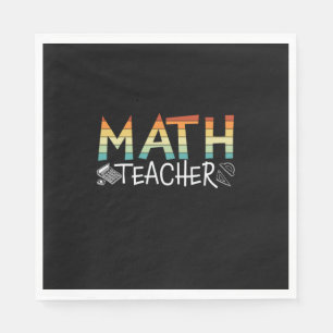 Serviette En Papier Math Teacher