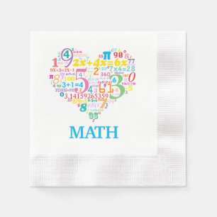 Serviette En Papier Mathe cardiaque