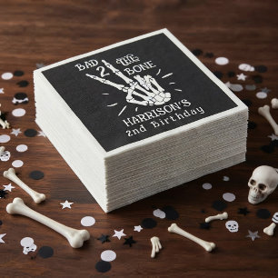 Serviette En Papier Mauvais jusqu'à l'os ! Fête d'anniversaire Hallowe