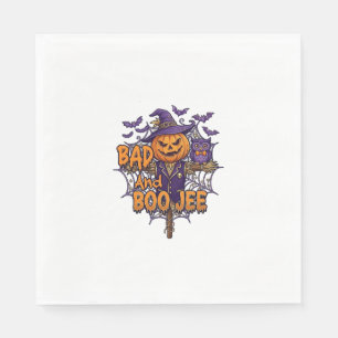 Serviette En Papier Mauvaise Boo Jee Citrouille Épouvantail Hibou Viol