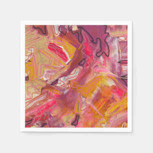 Serviette En Papier Maze de coucher de soleil