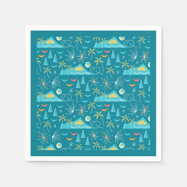 Serviette En Papier MCM Diamond Head Fireworks Party (Devant)