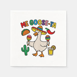Serviette En Papier Me Goose-Ta Funny Mexicain Espagnol Oie