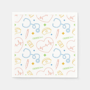 Serviette En Papier Médecin Infirmière Médicale Santé Urgence