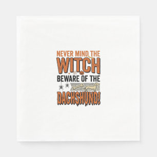 Serviette En Papier Méfiez-vous du T-shirt de sorcière d'Halloween de