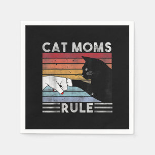 Serviette En Papier Meilleur Cat Maman jamais Cat Maman Présente
